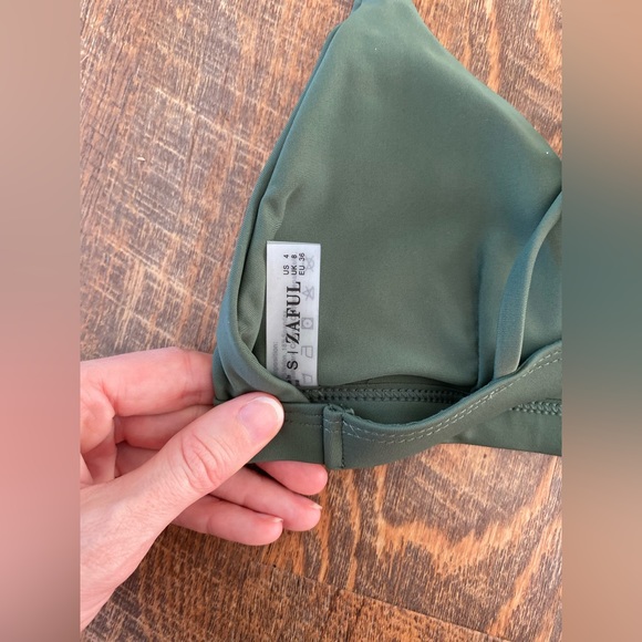 Zaful Strappy Back Swim Top - Picture 2 of 5